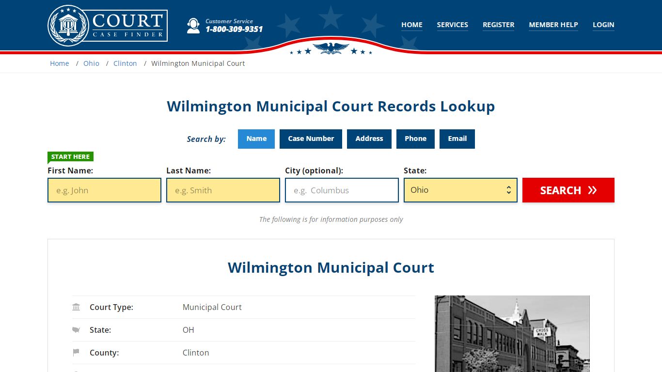 Wilmington Municipal Court Records | Wilmington, Clinton County, OH ...